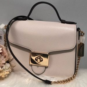 COACH CHALK-OXBLOOD CASSIDY CROSSBODY BAG